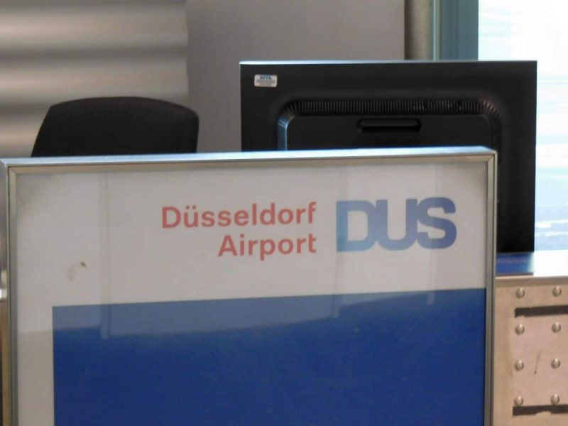 Gate am Flughafen Düsseldorf (Foto: Robert Spohr).