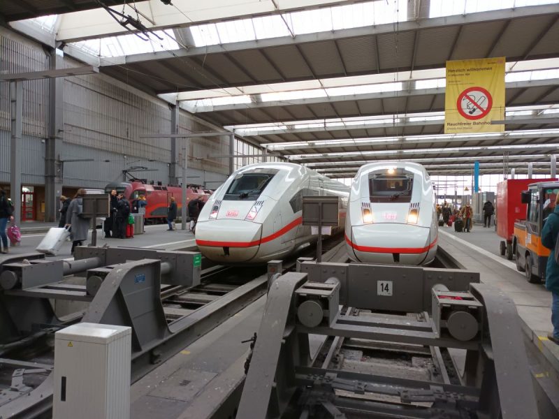 DB trains in Munich Hbf (Photo: Jan Gruber).