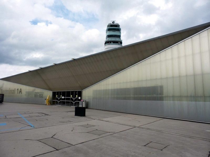 Terminal 1A am Flughafen Wien (Foto: Jan Gruber).