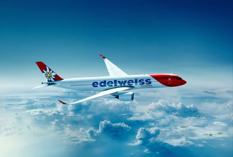 Airbus A350-900 (Rendering: Edelweiss).