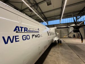 ATR-Wartung am FMO (Foto: Flughafen Münster/Osnabrück).
