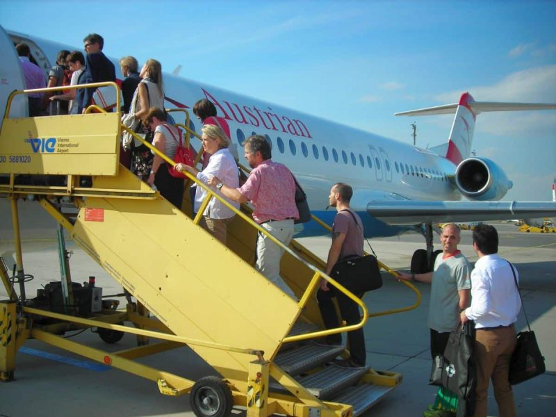 Viele Austrian-Passagiere sind mit dem Flugprodukt durchaus zufrieden, nicht aber mit der Kundenbetreuung (Foto Ludwig).