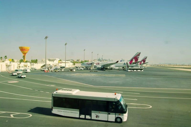 Doha International Airport in 2010 (Photo: Bgabel).