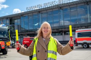 Susanne Hermann (Photo: Flughafen Erfurt GmbH / Alice Koch).