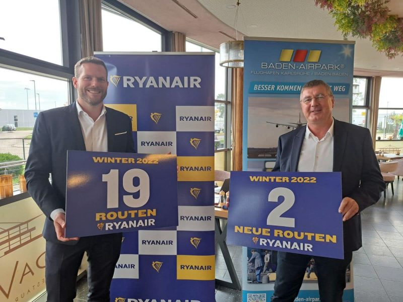 Andreas Gruber und Uwe Kotzan (Foto: Ryanair).