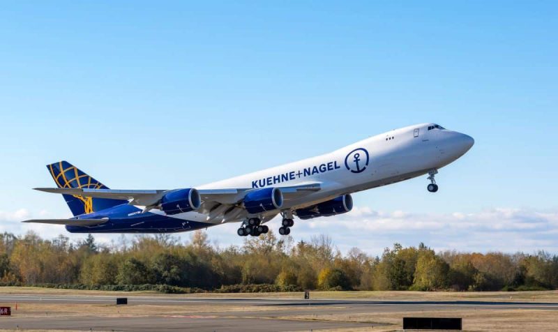 Boeing 747-8F (Foto: Kühne+Nagel).