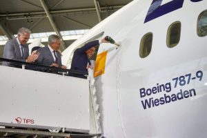 Aircraft christening (Photo: Lufthansa).