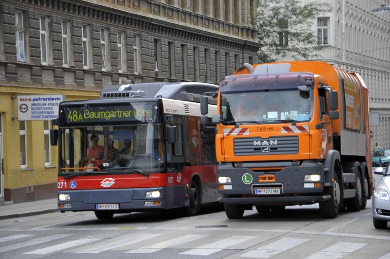 Garbage collection truck in Vienna (Photo: Kromus/PID).