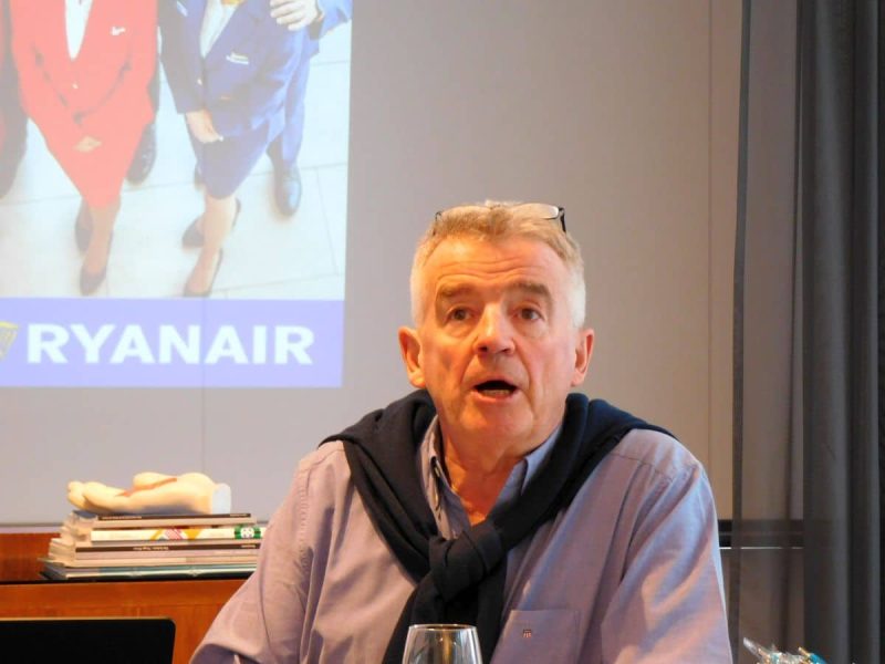 Michael O'Leary in Wien (Foto: Jan Gruber).