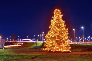 Christmas tree (photo: Munich Airport).