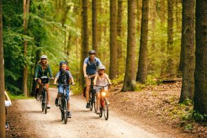 On a family excursion by bike in Mecklenburg-Western Pomerania (Photo: TVM/Roth).