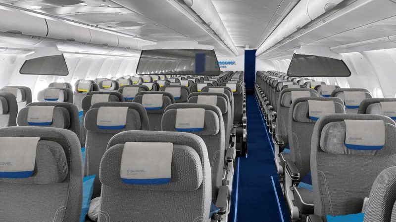 Premium-Eco-Sitze auf der Langstrecke (Foto: Discover Airlines).