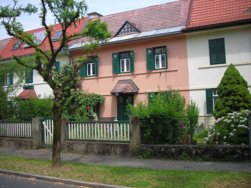 Das Geburtshaus von Ingeborg Bachmann in Klagenfurt, Henselstraße (Foto: Wolfgang Ludwig).