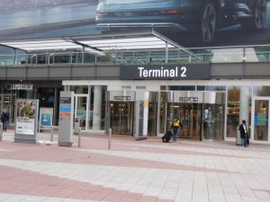 Terminal 2 am Flughafen München (Foto: Jan Gruber).