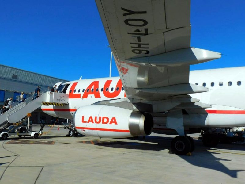 Airbus A320 von Lauda Europe (Foto: Jan Gruber).