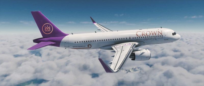 Rendering: Crown Airlines.