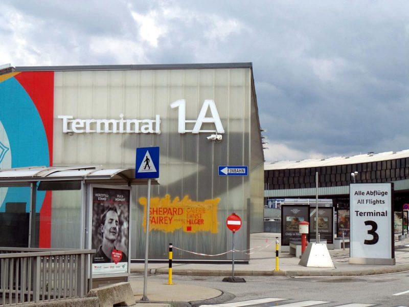 Terminal 1A am Flughafen Wien (Foto: Jan Gruber).