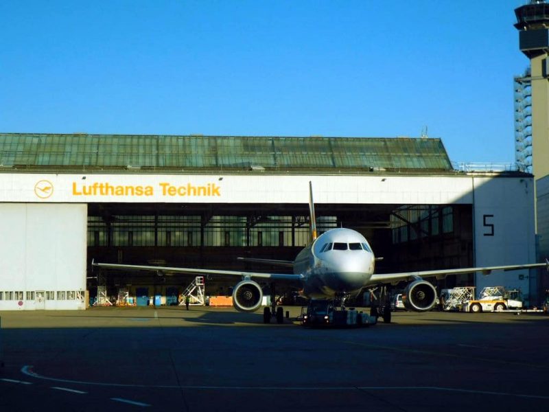 Lufthansa Technik in Düsseldorf (Foto: Robert Spohr).