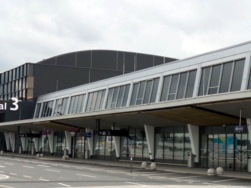 Terminal 2 am Flughafen Wien (Foto: Jan Gruber).