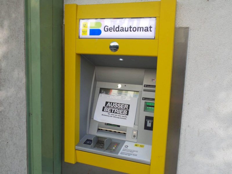 Bankomat (Foto: Jan Gruber).