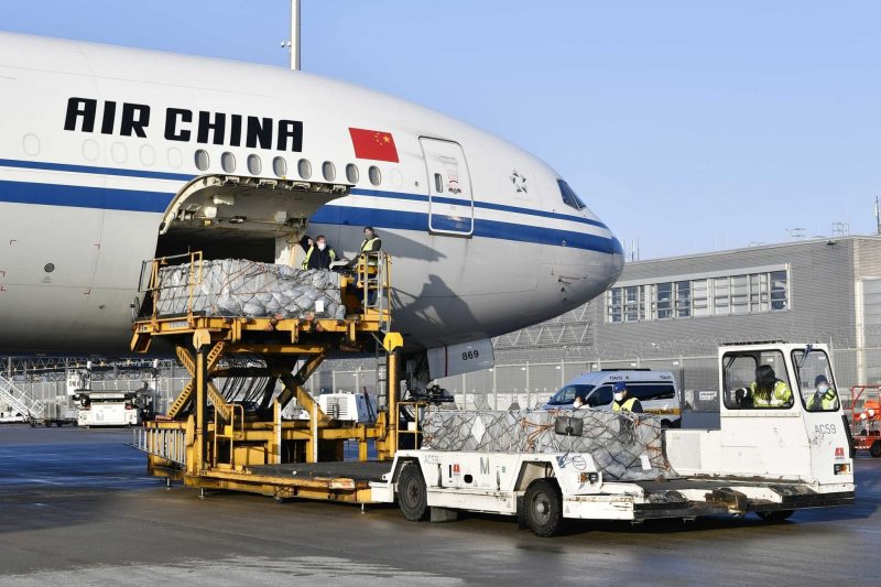 Beladung der Air China Cargo (Foto: Flughafen München GmbH).