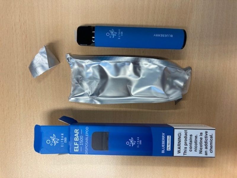 Beschlagnahmte E-Zigaretten (Foto: BMF/Zoll).