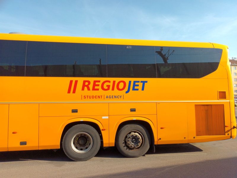 Regiojet bus (Photo: Jan Gruber).