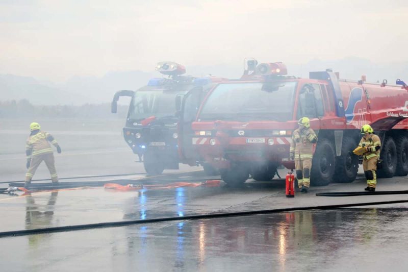 Emergency exercise (Photo: Salzburg Airport Press).