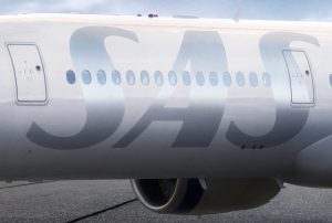 SAS-Logo auf einem Flugzeug (Foto: SAS).
