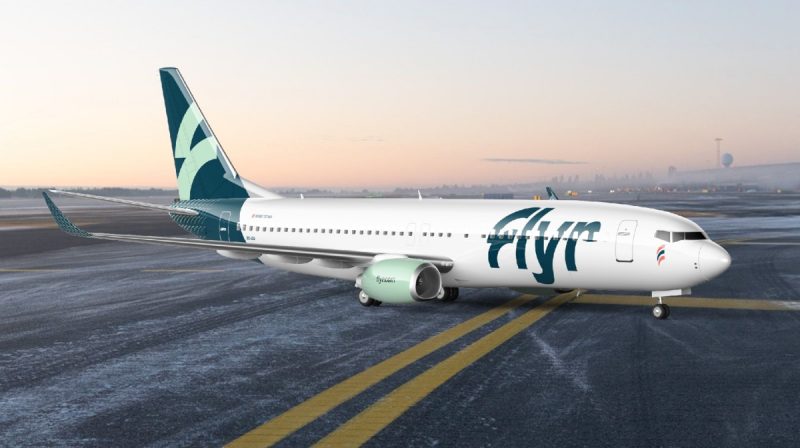 Flyr wants to take off with the Boeing 737-800 in this livery (rendering: Flyr).