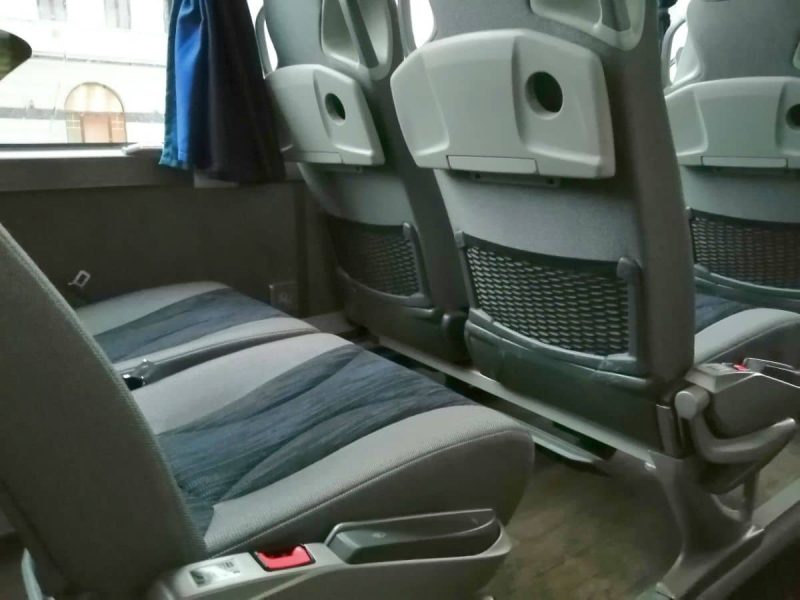 Seats in a coach (Photo: Robert Spohr).