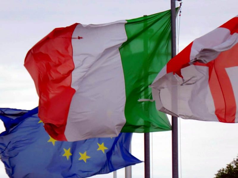 Italian flag (Photo: Jan Gruber).
