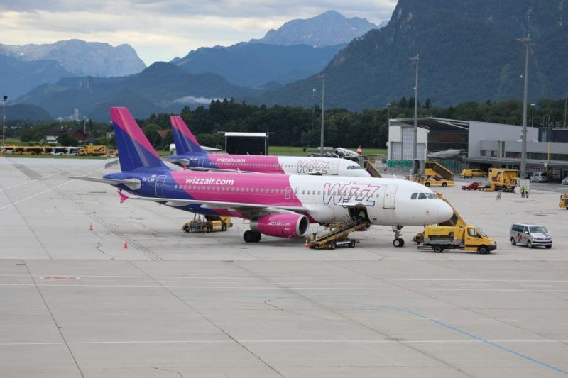 Wizzair am Flughafen Salzburg (Foto: Salzburg Airport Presse).