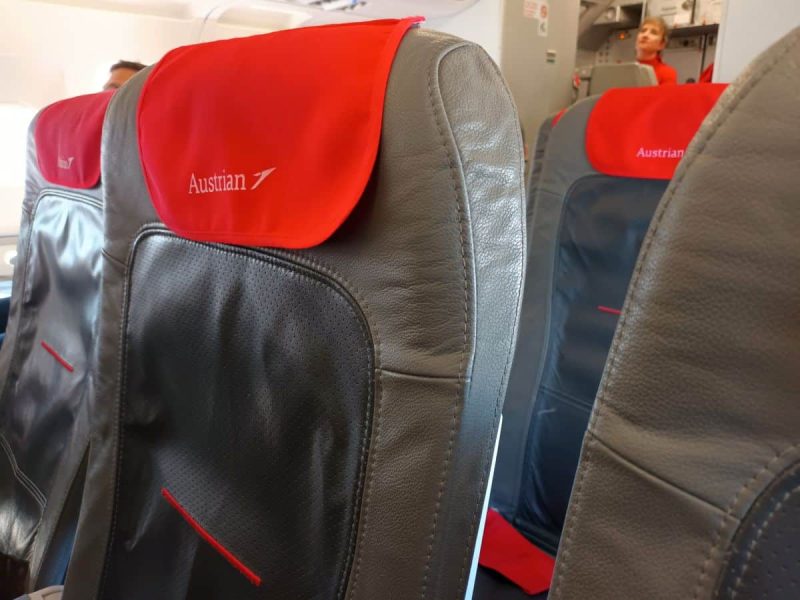 Austrian Airlines seats (Photo: Jan Gruber).