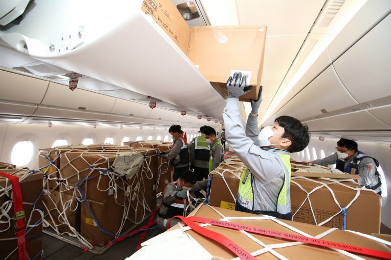 Temporary hold in the Asiana Airlines A350 (Photo: Airbus).