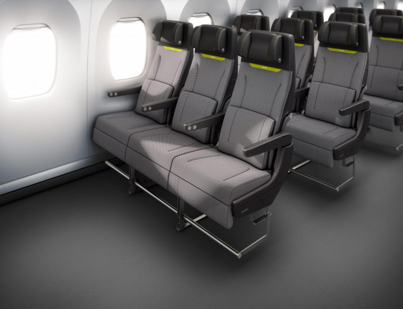 Economy class seat CL3710 (Photo: Recaro Aircraft Seating).
