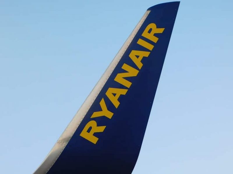 Winglet of a Ryanair Boeing 737-800 (Photo: Jan Gruber).