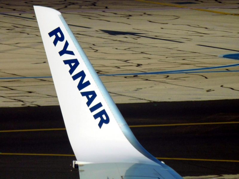 Winglet einer Boeing 737-800 der Ryanair-Tochter Malta Air (Foto: Jan Gruber).