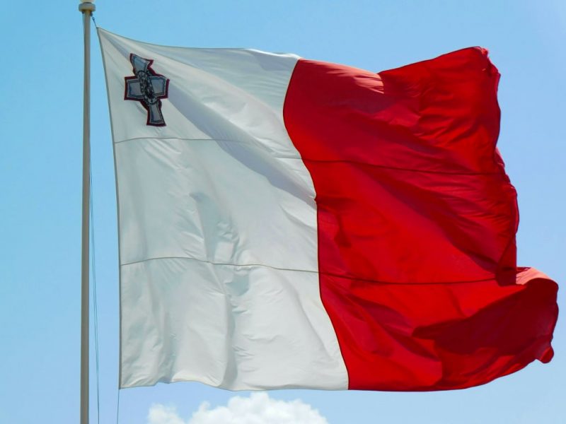 Nationalflagge der Republik Malta (Foto: Robert Spohr).