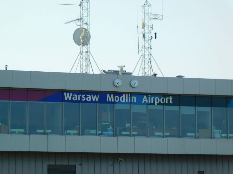 Airside-Ansicht des Flughafens Warschau-Modlin (Foto: Jan Gruber).