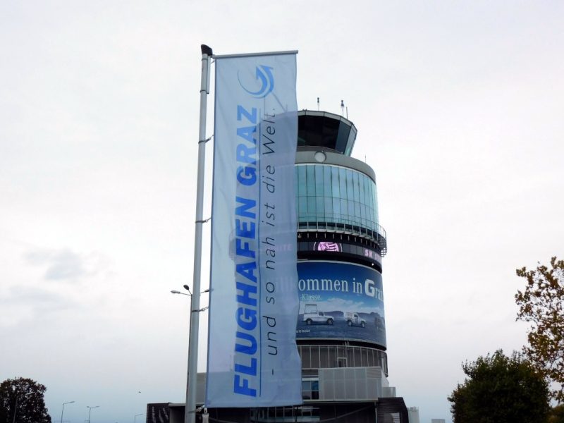 Tower am Flughafen Graz (Foto: Jan Gruber).