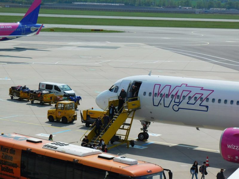 Wizz Air am Flughafen Wien (Foto: Jan Gruber).