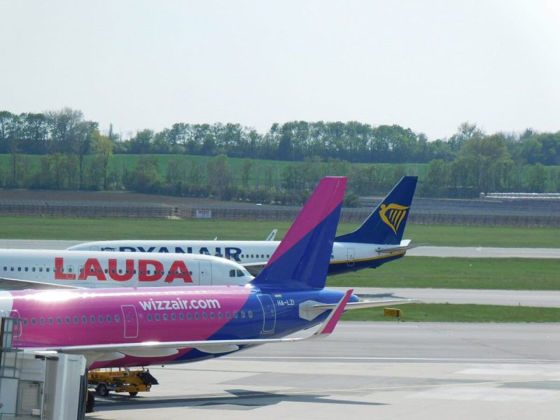 Ryanair, Wizz Air und Lauda Europe (Foto: Jan Gruber).