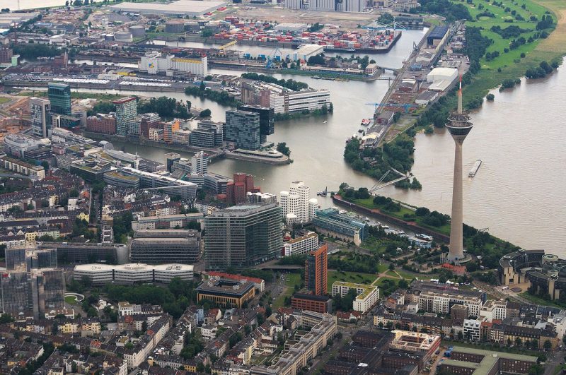 Hafen Düsseldorf (Foto:Walter Koch).