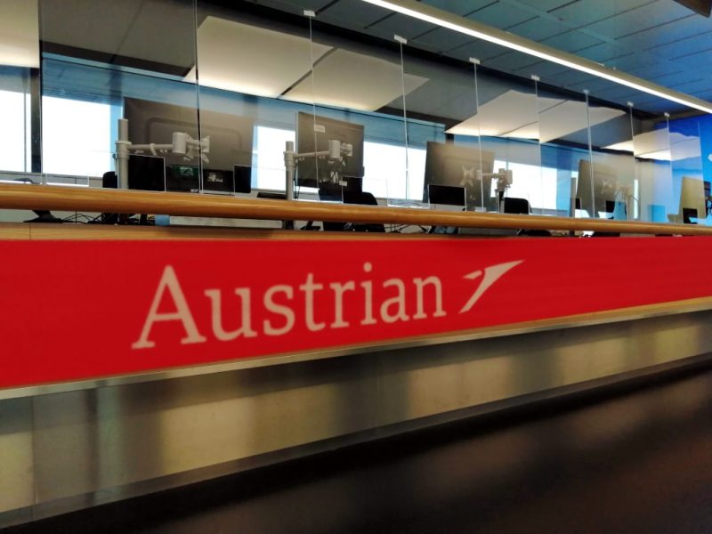 Absperrband von Austrian Airlines (Foto: Robert Spohr).