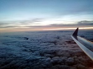 View from the window of a Bombardier CRJ-900 (Photo: Robert Spohr).