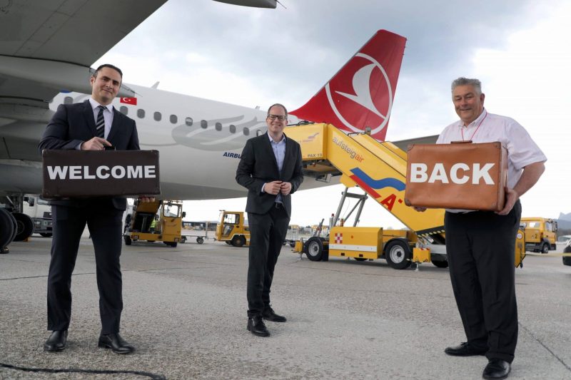 Turkish ist zurück in Salzburg (Foto: Salzburg Airport Presse).