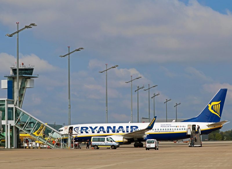 Ryanair has been flying non-stop from Nuremberg to London again since July 17th (Photo: Nuremberg Airport / Katharina Ostertag).