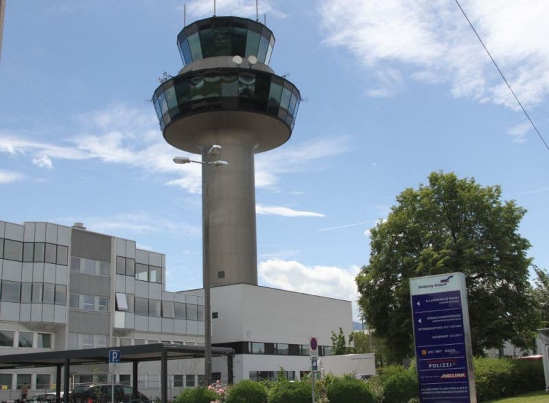 Tower am Flughafen Salzburg (Foto: Salzburg Airport Presse).
