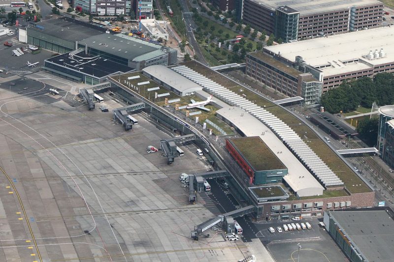 Bremen Airport from a bird's eye view (Photo: I'm in the garden).